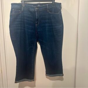 St. John's Bay Dark Blue Capri Jeans 20W